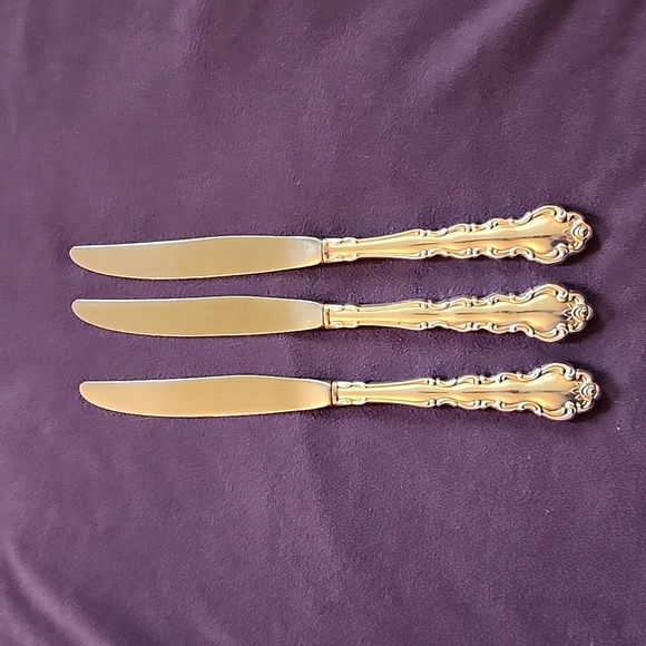 3 dinner knives - Beethoven (Silverplate, 1971) by Oneida Silver. - Picture 1 of 2